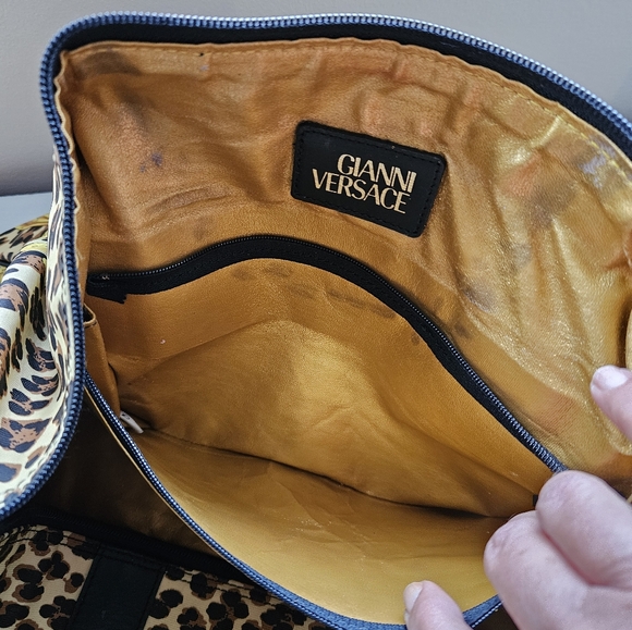 Vintage Versace Leopard Baroque duffle bag FINAL SALE FIRM - Picture 10 of 16